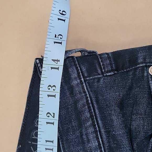 7 For All Mankind, The Skinny Dark Wash Blue Jeans.  Size 28, GUC - Picture 3 of 13